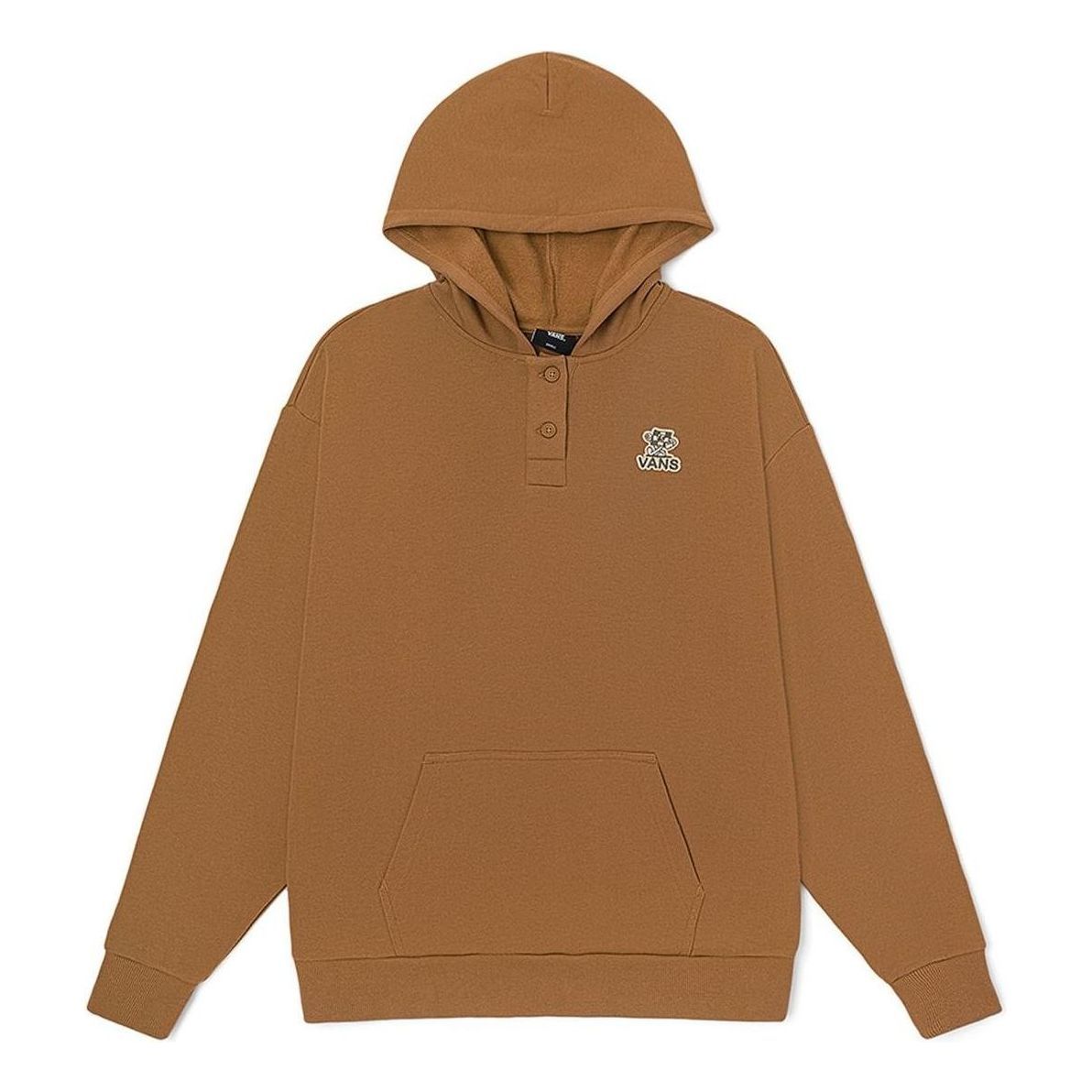 (WMNS) Vans Logo Hoodie 'Tan' VN000437Y5N sold by KicksCrew