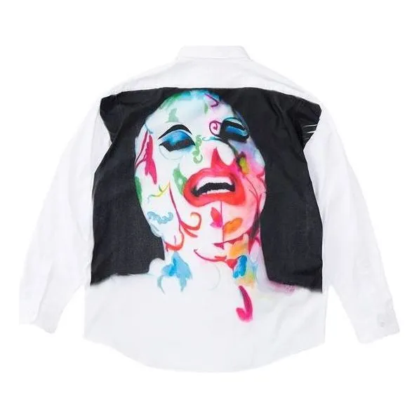 Supreme x Leigh Bowery Airbrushed Shirt 'White Black Red' SUP-SS20-723 sold by KicksCrew product image thumbnail 2