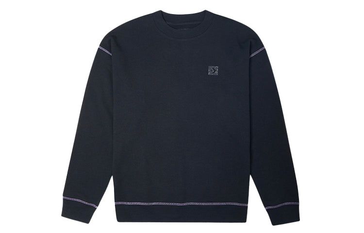 Converse Renew Graphic Crewneck Sweatshirt 'Black' 10021574-A01 sold by KicksCrew product image thumbnail 2