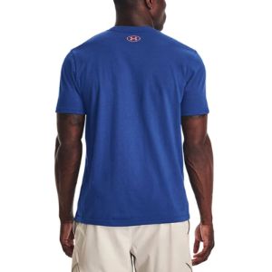Under Armour Project Rock Brahma Bull Short Sleeve T-shirt 'Blue Orange' 1361733-471 sold by KicksCrew