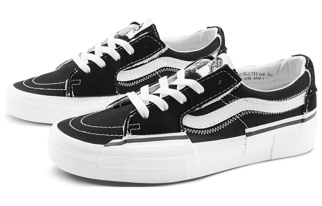 Vans SK8 LOW 'Black White' VN0009QSBZW sold by KicksCrew product image thumbnail 2