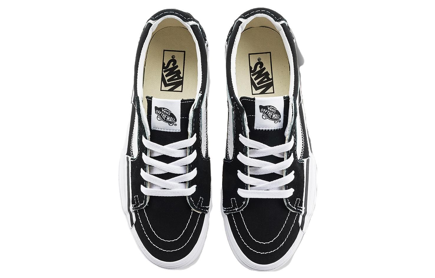 Vans SK8 LOW 'Black White' VN0009QSBZW sold by KicksCrew product image thumbnail 3