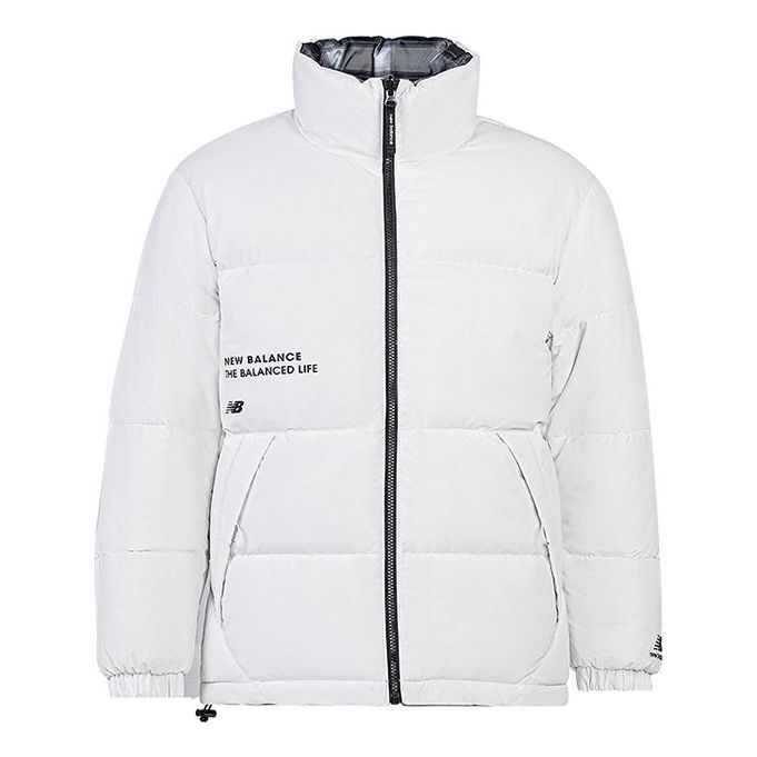 New Balance Windproof Down Jacket 'White' 5PC44273-IV sold by KicksCrew