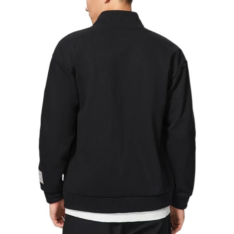Li-Ning Way Of Wade Logo Full Zip Fleece Jacket 'Black' AWDSC47-1 sold by KicksCrew product image thumbnail 4