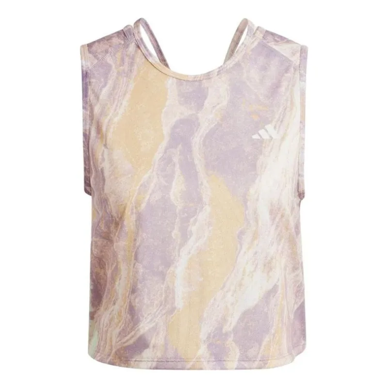 (WMNS) adidas Move for the Planet AirChill Tank Top 'Purple Yellow' IN2981 sold by KicksCrew