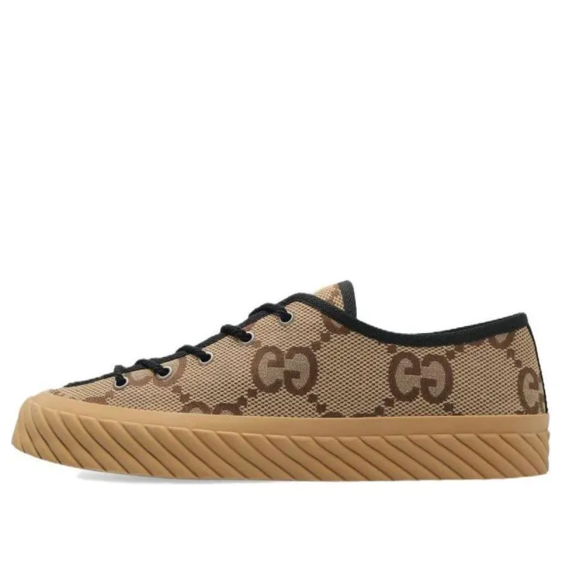 Gucci Tortuga GG Sneakers 'Tan Black' 703688-UKOH0-2590 sold by KicksCrew