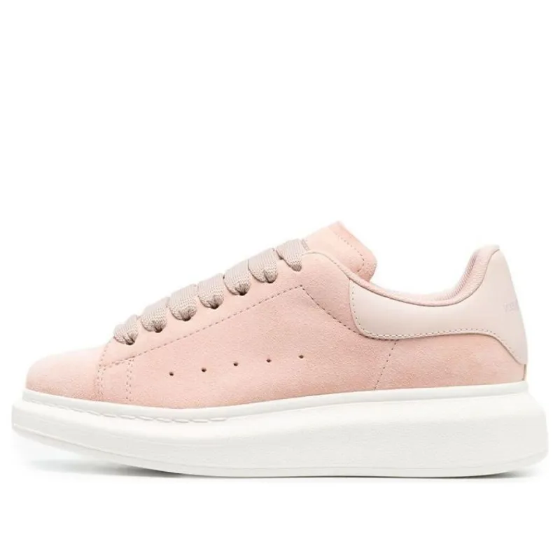 (WMNS) Alexander McQueen Suede Oversized Sneaker 'Pink' 650792WIA516837 sold by KicksCrew