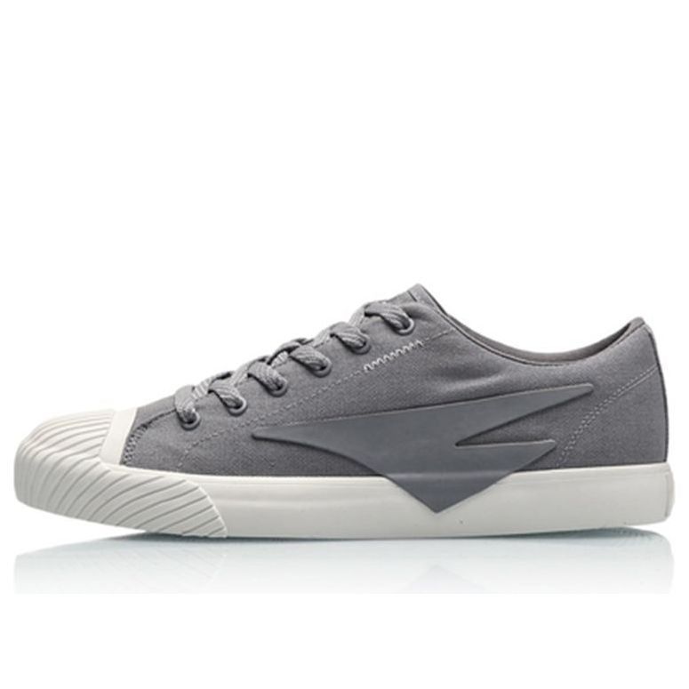 Li-Ning Classic Skateboarding Low 'Grey White' AGCP132-7 sold by KicksCrew