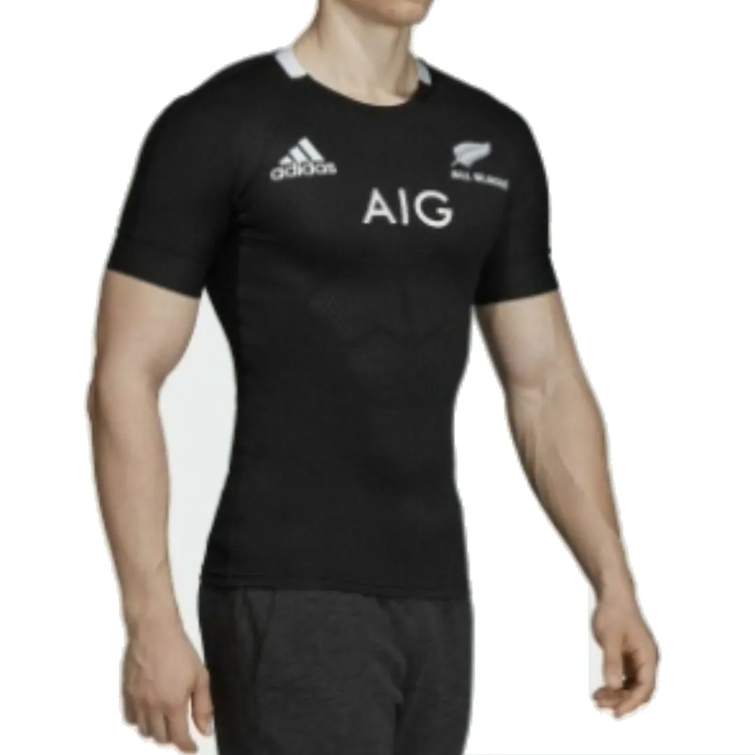 adidas All Blacks Home Performance Jersey 'Black White' CW3130 sold by KicksCrew product image thumbnail 3