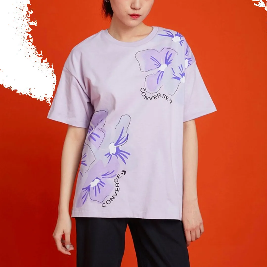 (WMNS) Converse Infinite Lilac IWD Oversized T-Shirt 'Purple' 10022422-A01 sold by KicksCrew product image thumbnail 3
