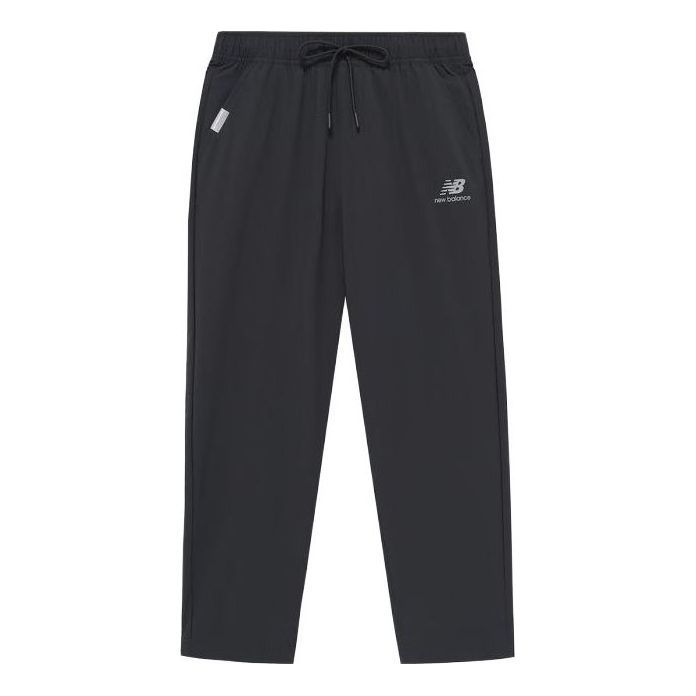 New Balance Logo Knit Slim Pants 'Black' AMP32359-BK sold by KicksCrew