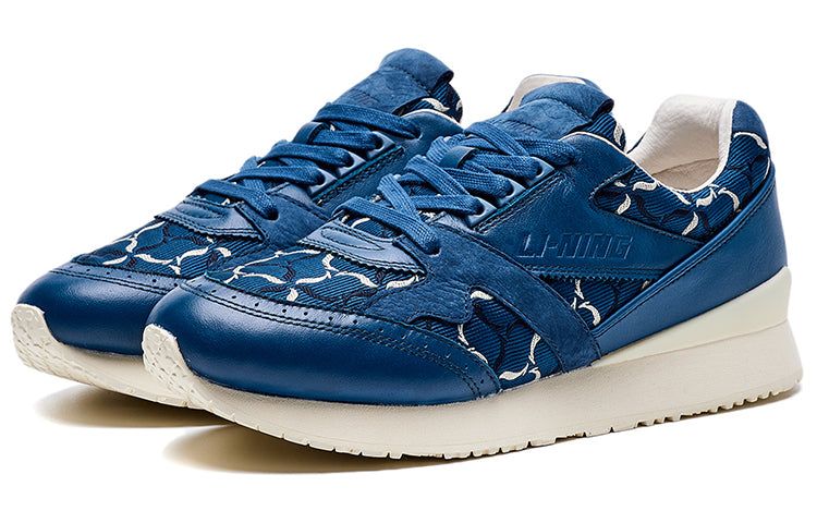 (WMNS) Li-Ning 1990 Running Shoes 'Blue White' ALFR128-2 sold by KicksCrew product image thumbnail 2
