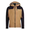 adidas Terrex Techrock GORE-TEX PRO Rain Jacket 'Tan Black' HA5517 sold by KicksCrew