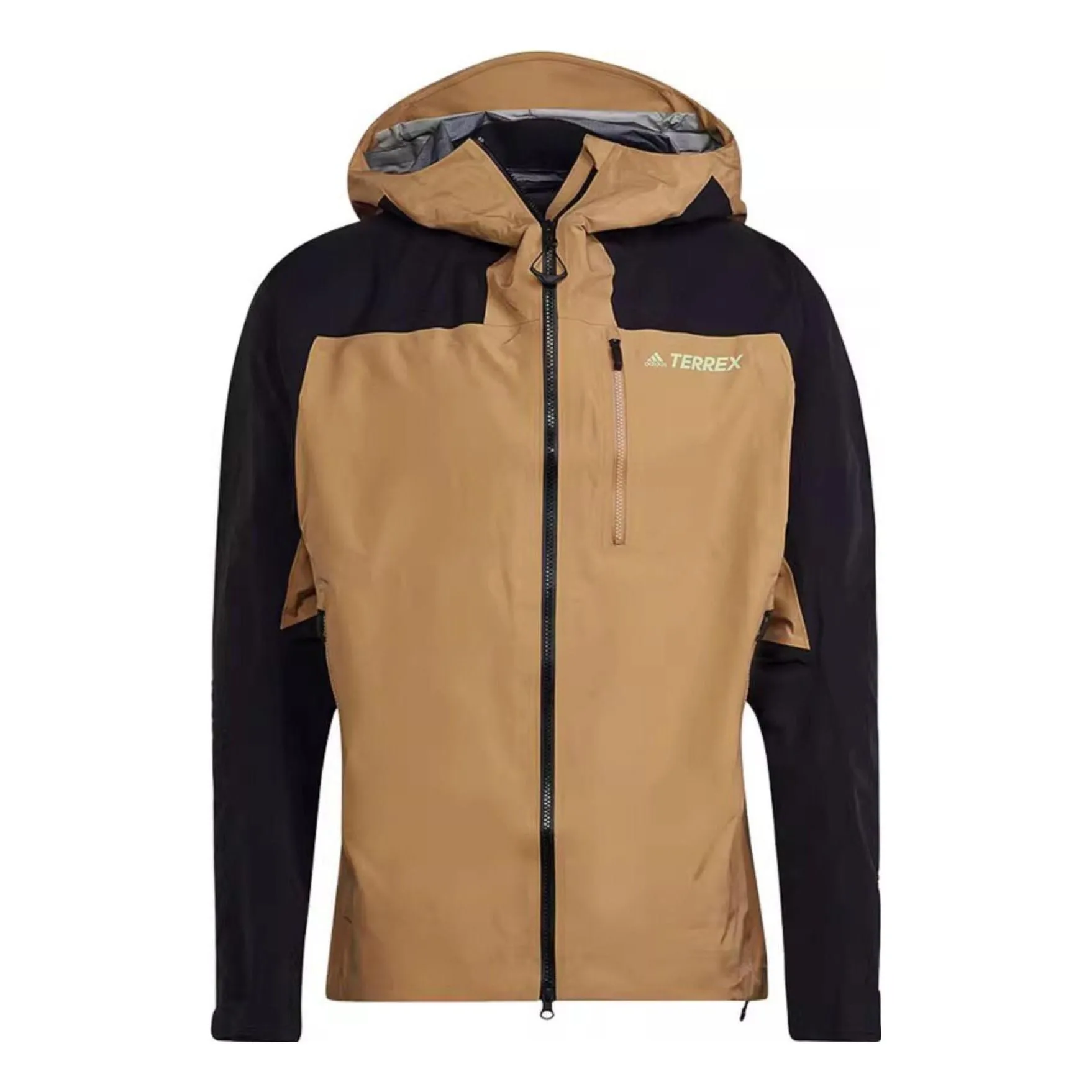 adidas Terrex Techrock GORE-TEX PRO Rain Jacket 'Tan Black' HA5517 sold by KicksCrew