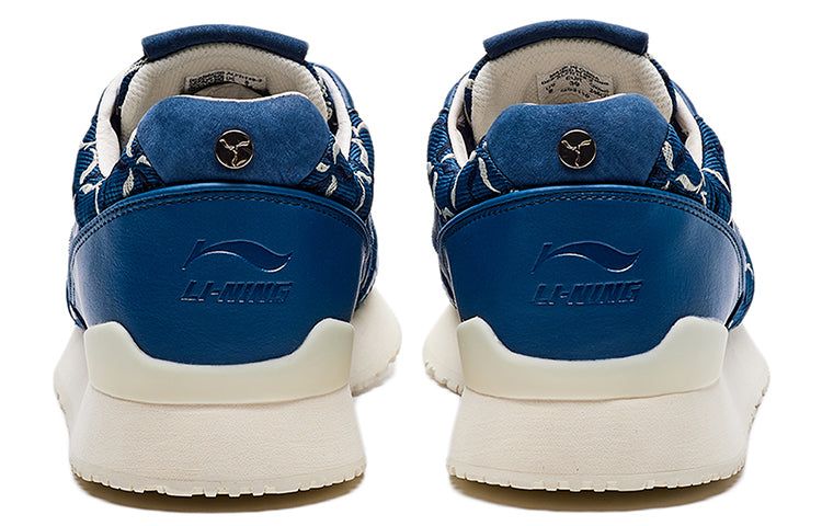(WMNS) Li-Ning 1990 Running Shoes 'Blue White' ALFR128-2 sold by KicksCrew product image thumbnail 4