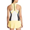 (WMNS) adidas Tennis HEAT.RDY Pro Y-Tank Top 'White Yellow Black' IN6494 sold by KicksCrew