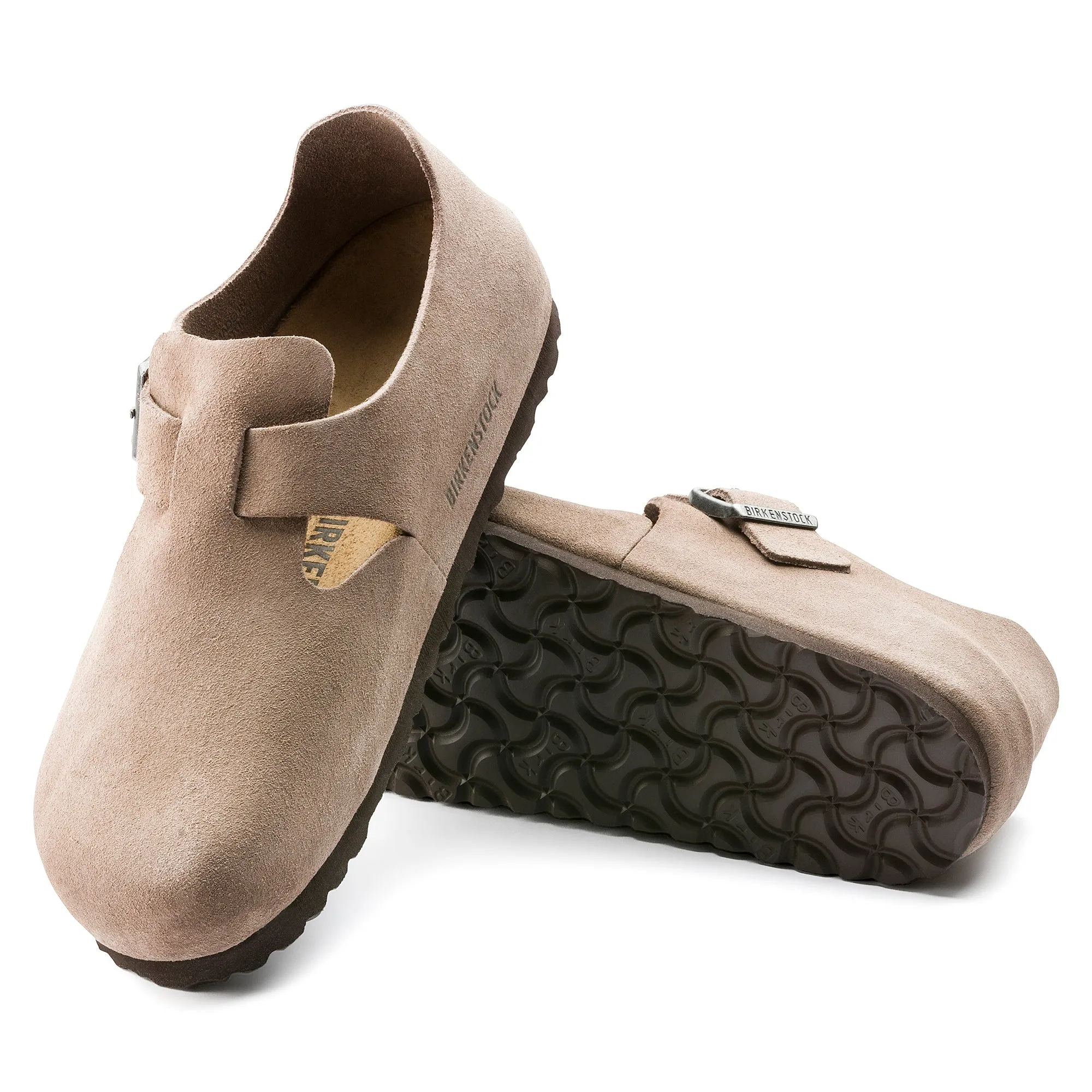 Birkenstock London Suede Leather Narrow Fit Shoes 'Taupe' 1010504 sold by KicksCrew product image thumbnail 4