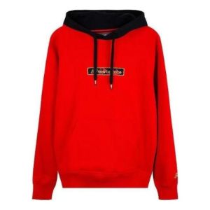 New Balance Logo Print Sport Hoodie 'Red Black' NCA1A023-RD sold by KicksCrew