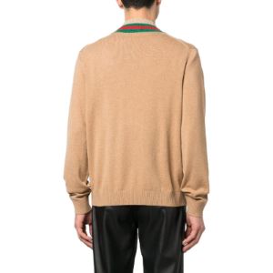 Gucci Cashmere Cardigan 'Camel' 716342-XKCQC-2602 sold by KicksCrew