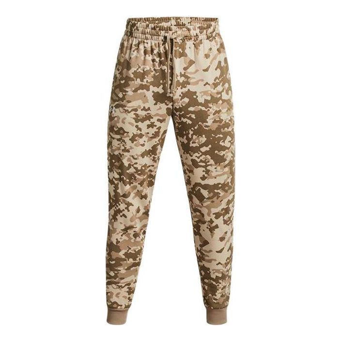 Under Armour Rival Fleece Camo Joggers 'Oatmeal' 1382293-783 sold by KicksCrew