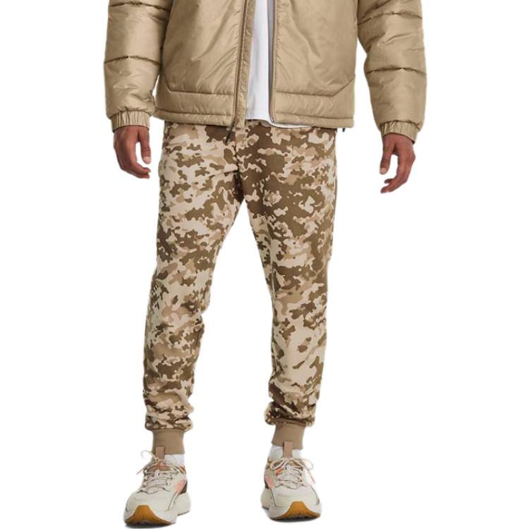 Under Armour Rival Fleece Camo Joggers 'Oatmeal' 1382293-783 sold by KicksCrew product image thumbnail 4