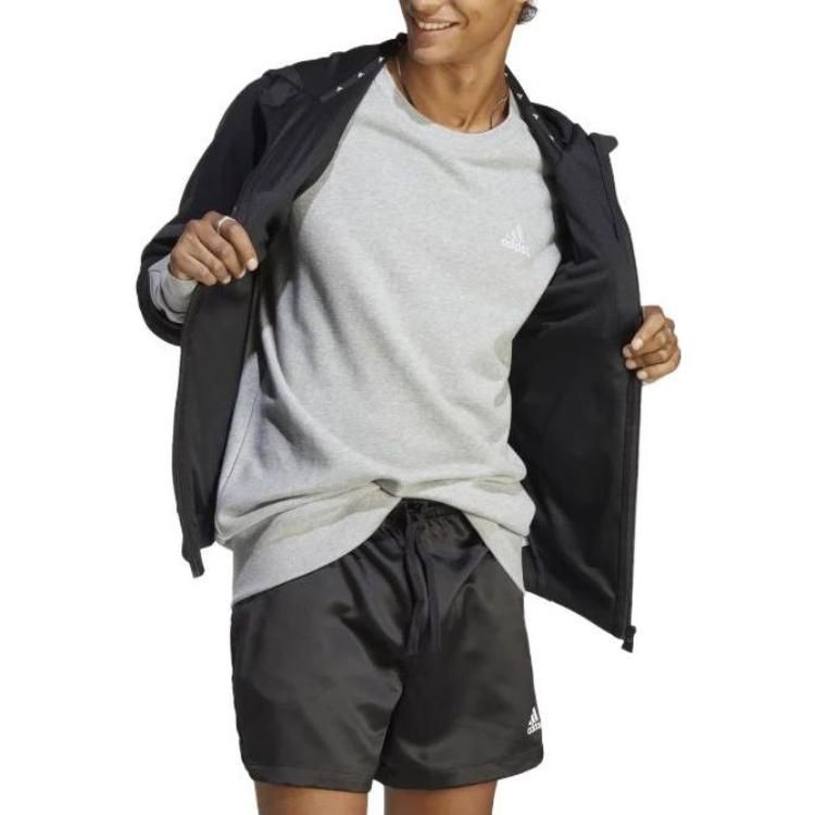 adidas Essentials French Terry 3-Stripes Sweatshirt 'Grey' IC9319 sold by KicksCrew product image thumbnail 2