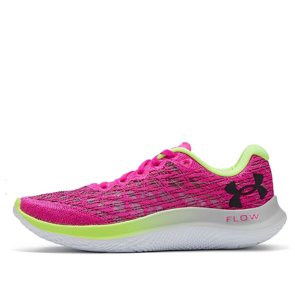 (WMNS) Under Armour Flow Velociti Wind 2 'Rebel Pink Lime' 3024911-602 sold by KicksCrew