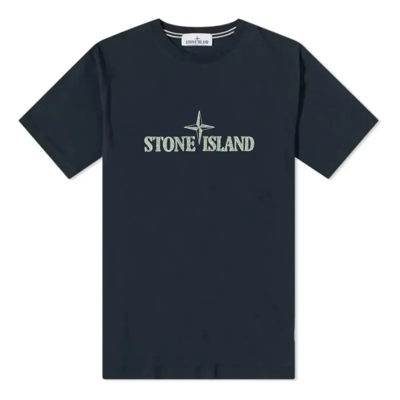 STONE ISLAND Stitches T-shirt 'Navy' 781521579-V0020 sold by KicksCrew