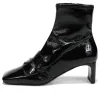 (WMNS) PRADA Technical Patent Leather Boots 'Black' 1T293M_3LBK_F0002_F_055 sold by KicksCrew