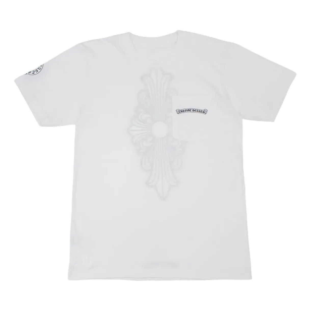 Chrome Hearts Floral Cross T-Shirt 'White' CHFC544 sold by KicksCrew product image thumbnail 2