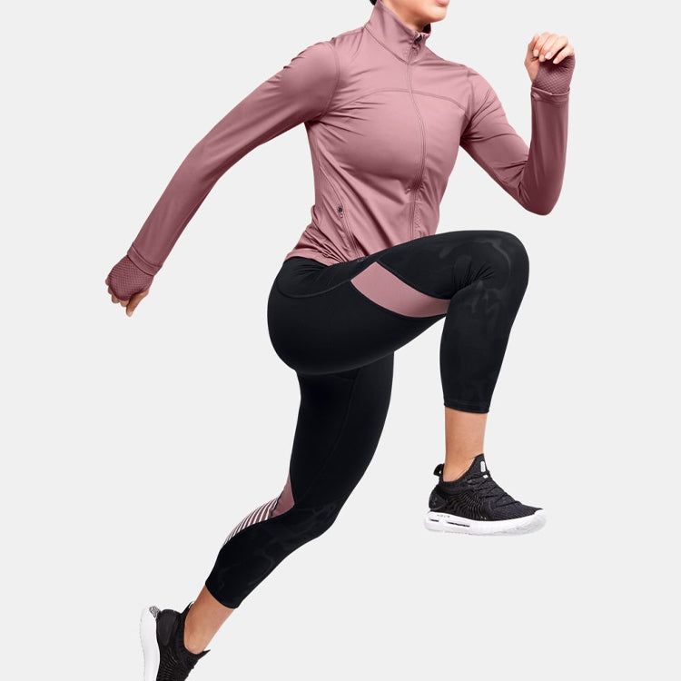 (WMNS) Under Armour Rush Sports Jacket 'Pink' 1359081-662 sold by KicksCrew product image thumbnail 4