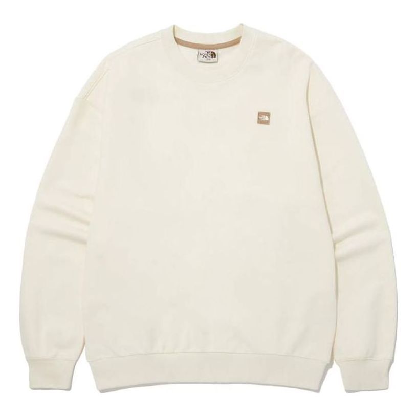 THE NORTH FACE Patch Crewneck Sweater 'Beige' NM5MP07M sold by KicksCrew