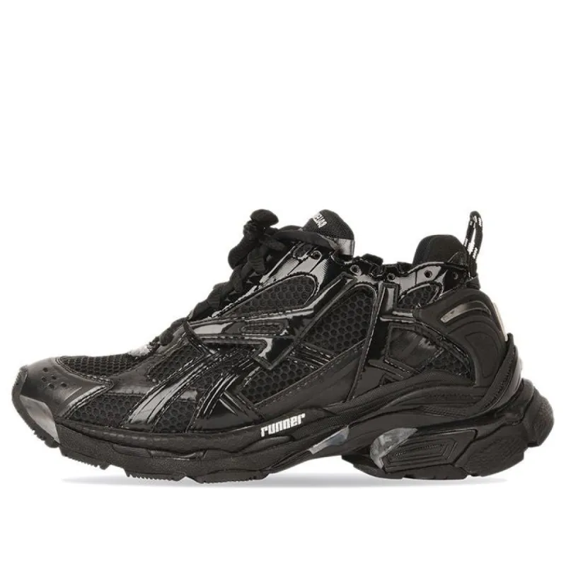 Balenciaga Runner Sneakers 'Black Mesh and Nylon' 656065W3RA11000 sold by KicksCrew