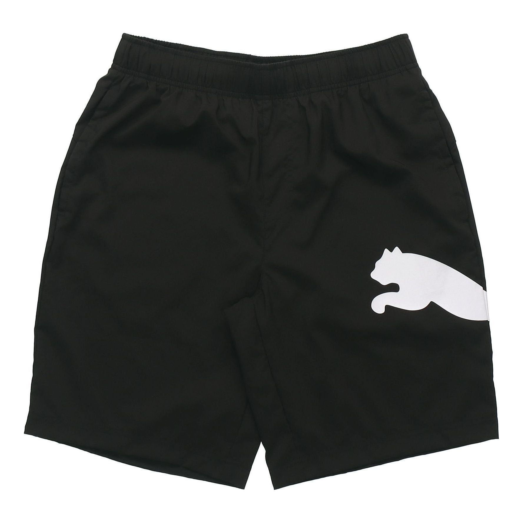 Puma Basic Logo Graphic Shorts 'Black' 846007-01 sold by KicksCrew
