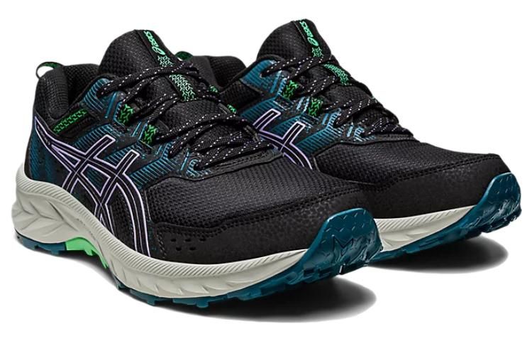 (WMNS) ASICS Gel Venture 9 Wide 'Black Teal Violet' 1012B314-003 sold by KicksCrew product image thumbnail 3