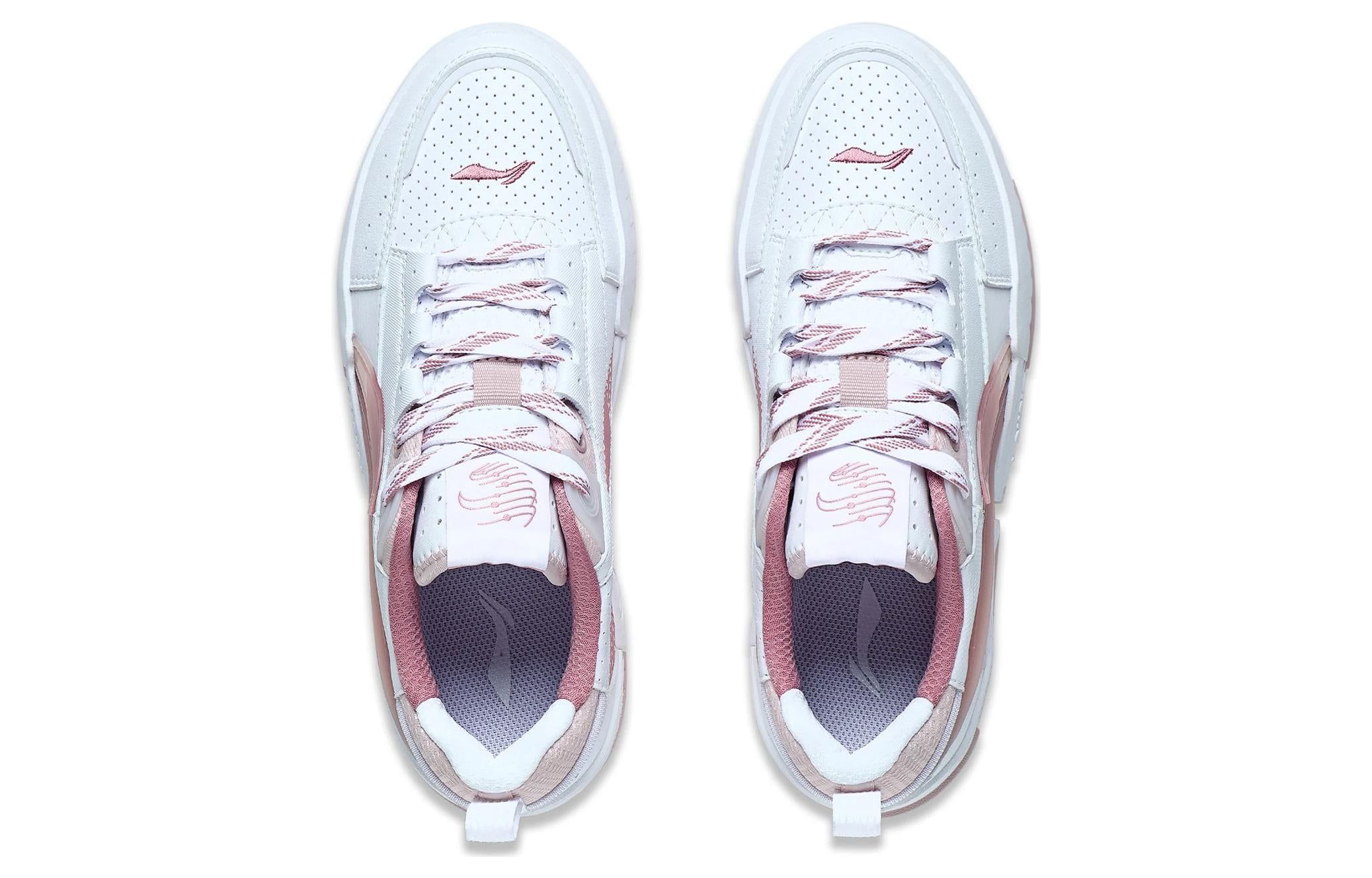 (WMNS) Li-Ning Casual Skate Shoes 'White Pink' AGCT136-3 sold by KicksCrew product image thumbnail 4