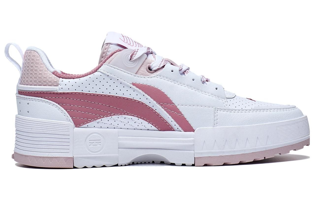 (WMNS) Li-Ning Casual Skate Shoes 'White Pink' AGCT136-3 sold by KicksCrew product image thumbnail 2
