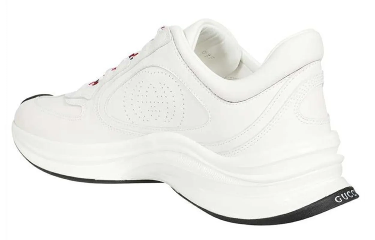 Gucci Run Sneaker 'Leather White' 721114-UHH20-9014 sold by KicksCrew