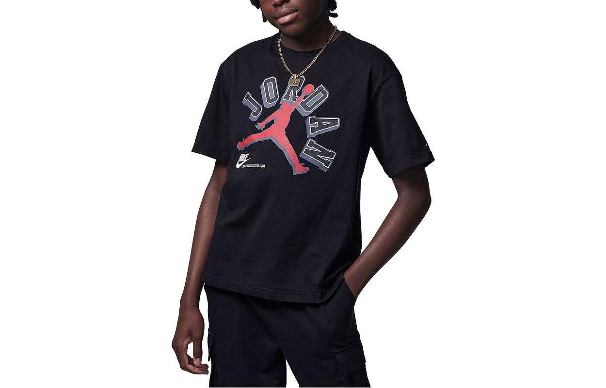 (GS) Air Jordan Varisty Jumpman T-Shirt 'Black' FV2530-010 sold by KicksCrew product image thumbnail 2