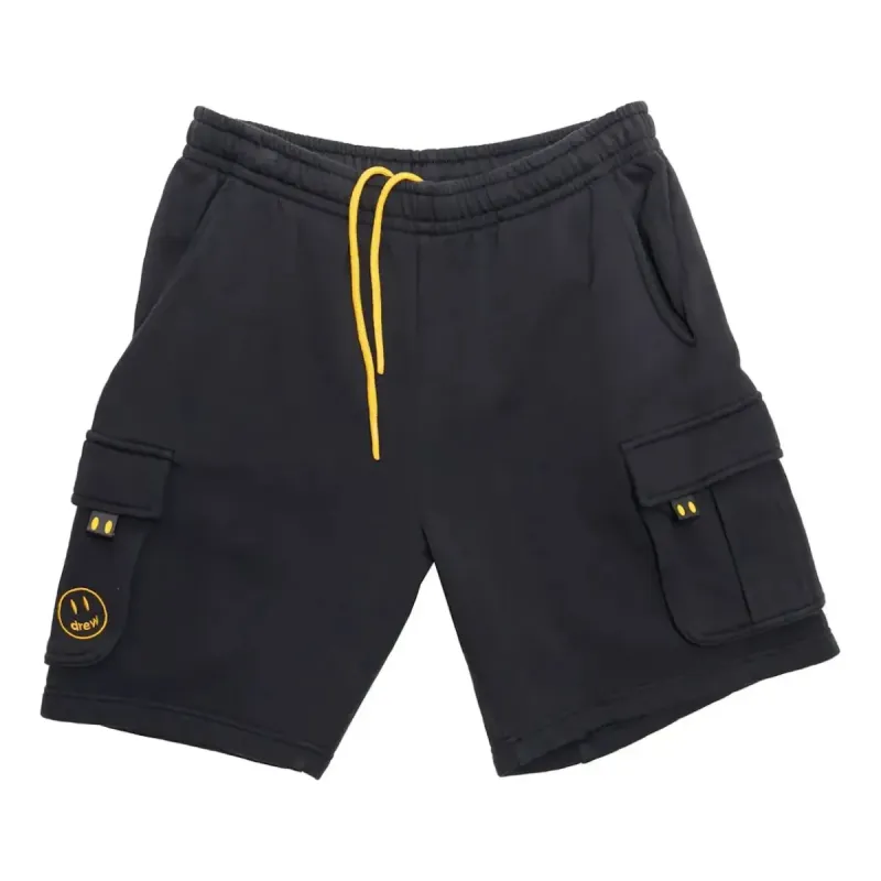 Drew House Cargo Sweatshorts 'Black' DR-FW21-064 sold by KicksCrew