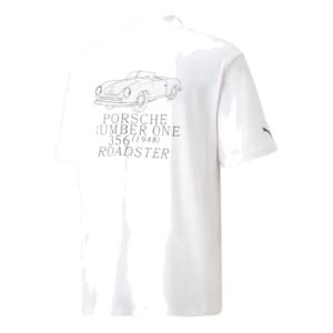 PUMA Porsche Legacy 365 Roadster Tee 'White Black' 538225-07 sold by KicksCrew