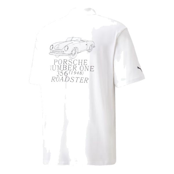 PUMA Porsche Legacy 365 Roadster Tee 'White Black' 538225-07 sold by KicksCrew product image thumbnail 2