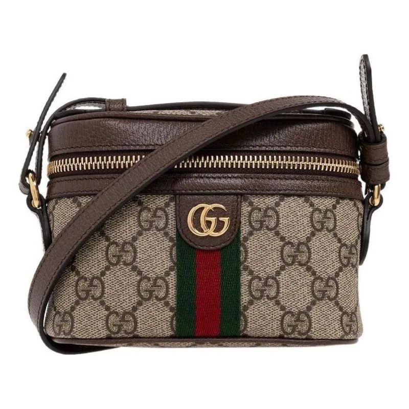 (WMNS) Gucci Ophidia GG Top Handle Mini Bag 'Beige Brown' 699532-96IWG-8745 sold by KicksCrew
