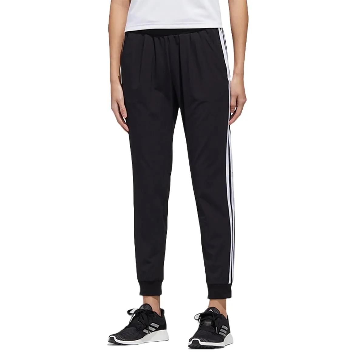 (WMNS) adidas Must Have Woven Pants 'Black' GF0112 sold by KicksCrew product image thumbnail 3
