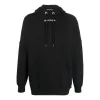 Palm Angels Logo Popover Oversized Hoodie 'Black White' PMBB036C99FLE0011001 sold by KicksCrew