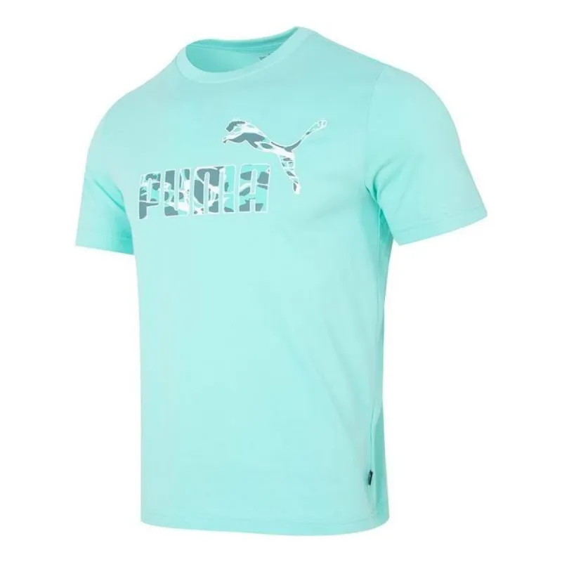 PUMA Summer Splash Graphic T-Shirt 'Teal' 677125-77 sold by KicksCrew