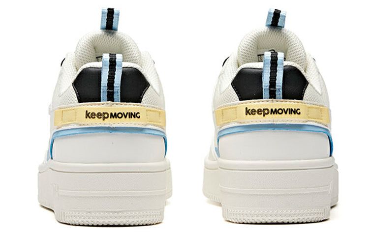 (WMNS) ANTA Casual Skate Shoes 'White Blue Yellow' 922018061-4 sold by KicksCrew product image thumbnail 4