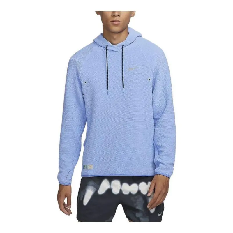 Nike Dri-FIT Division Running Hoodie 'Blue' FB6865-450 sold by KicksCrew