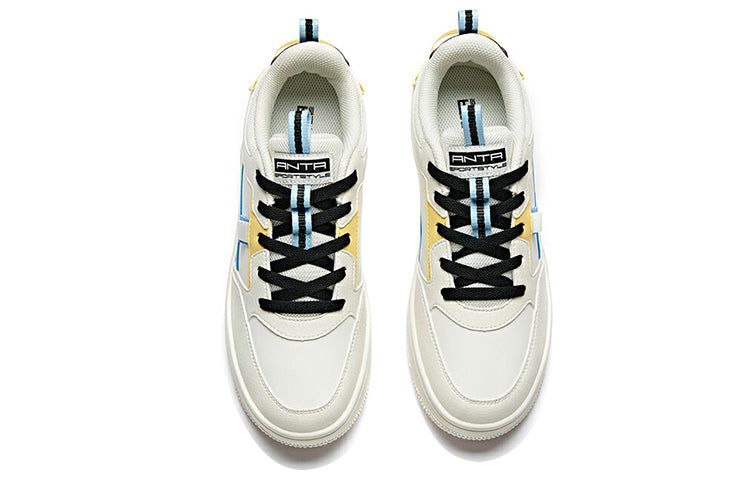 (WMNS) ANTA Casual Skate Shoes 'White Blue Yellow' 922018061-4 sold by KicksCrew product image thumbnail 3