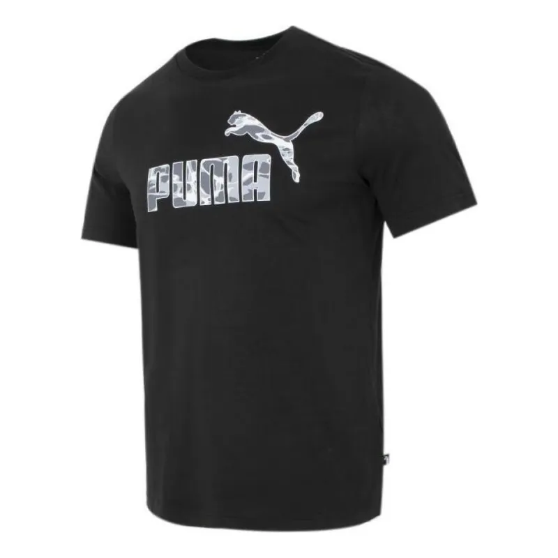 PUMA Summer Splash Graphic T-Shirt 'Black' 677125-01 sold by KicksCrew